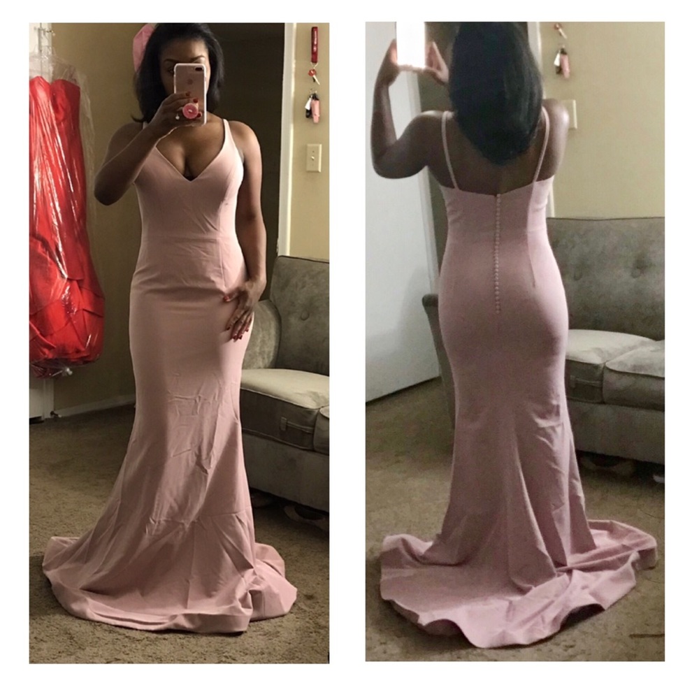 Dusty Blush Bridesmaid Dress