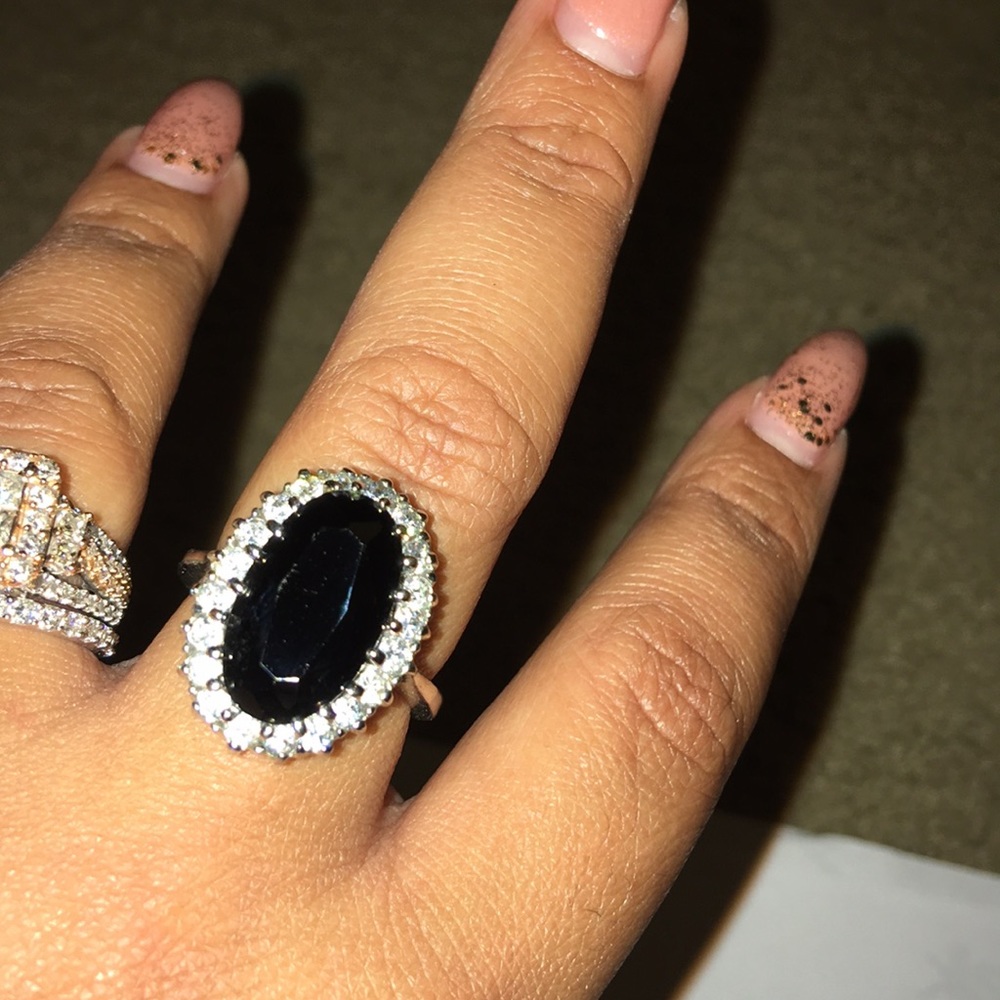 Black “diamond” ring