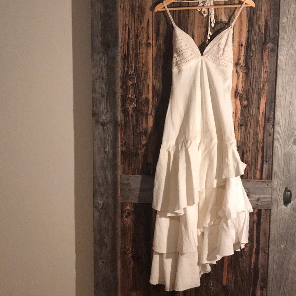 Ralph Lauren linen dress worn once excellent