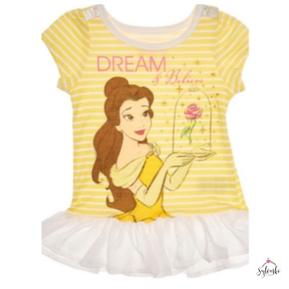 🆕 Disney Princess Belle Belle Top & Leggings - Picture 2 of 4
