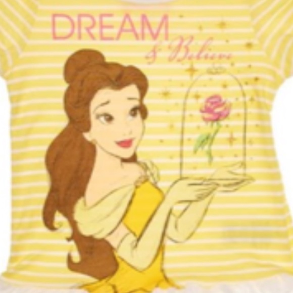 🆕 Disney Princess Belle Belle Top & Leggings - Picture 4 of 4