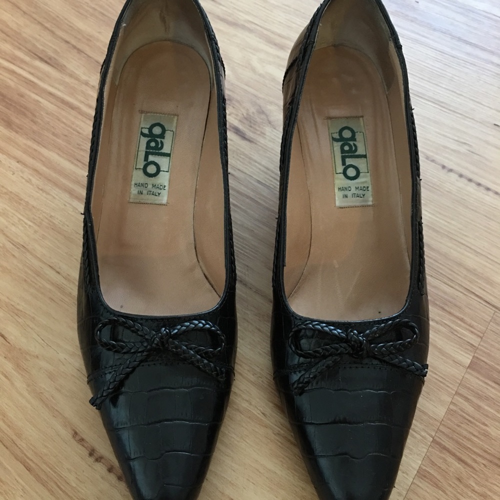 Galo Black Heel Shoes