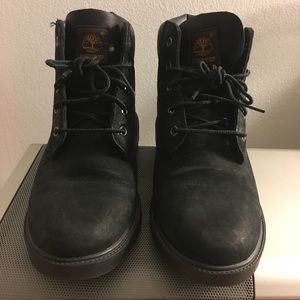 Black TIMBERLAND BOOTS Tims Booties Women Men