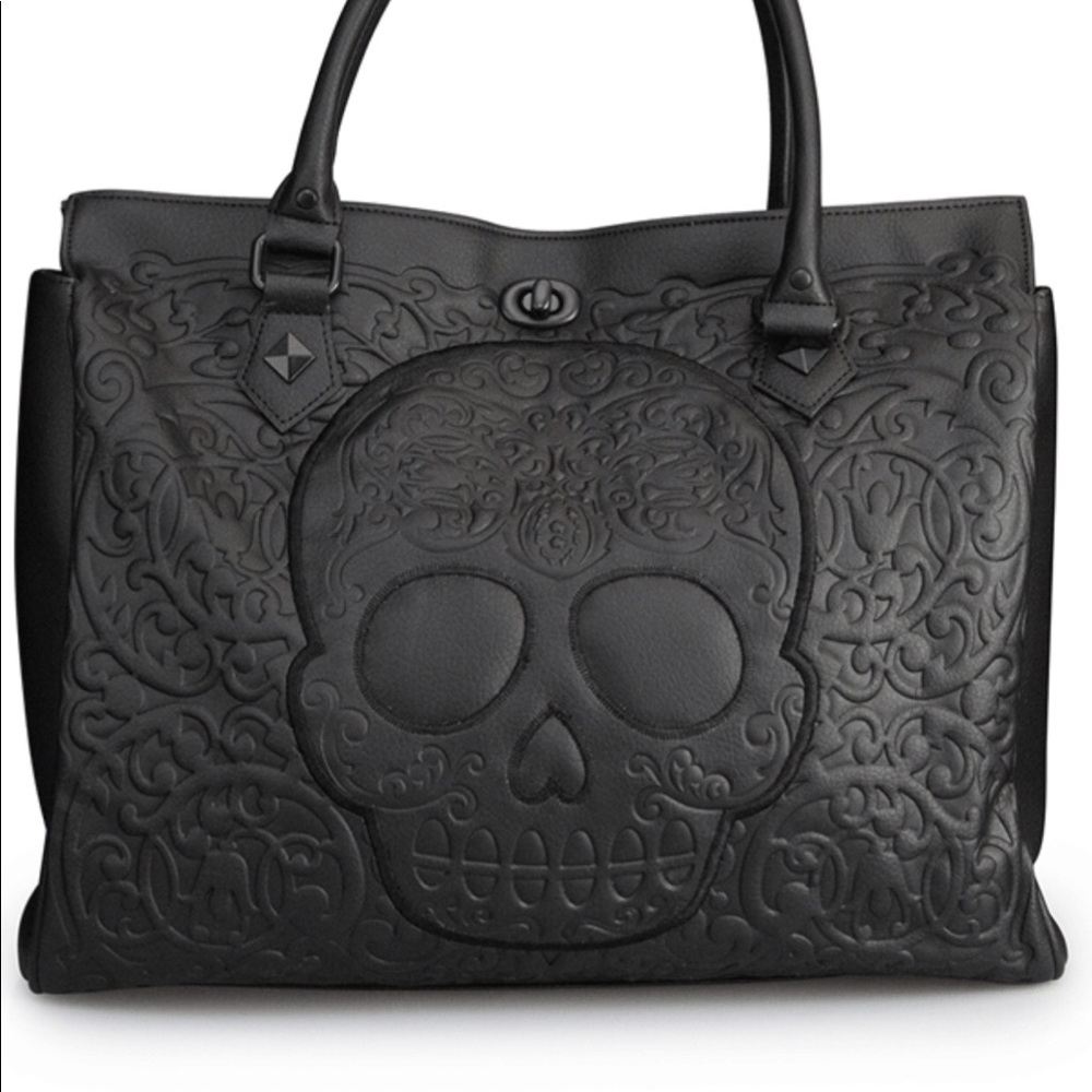 😍GORGEOUS😍 LOUNGEFLY BLACK TOTE