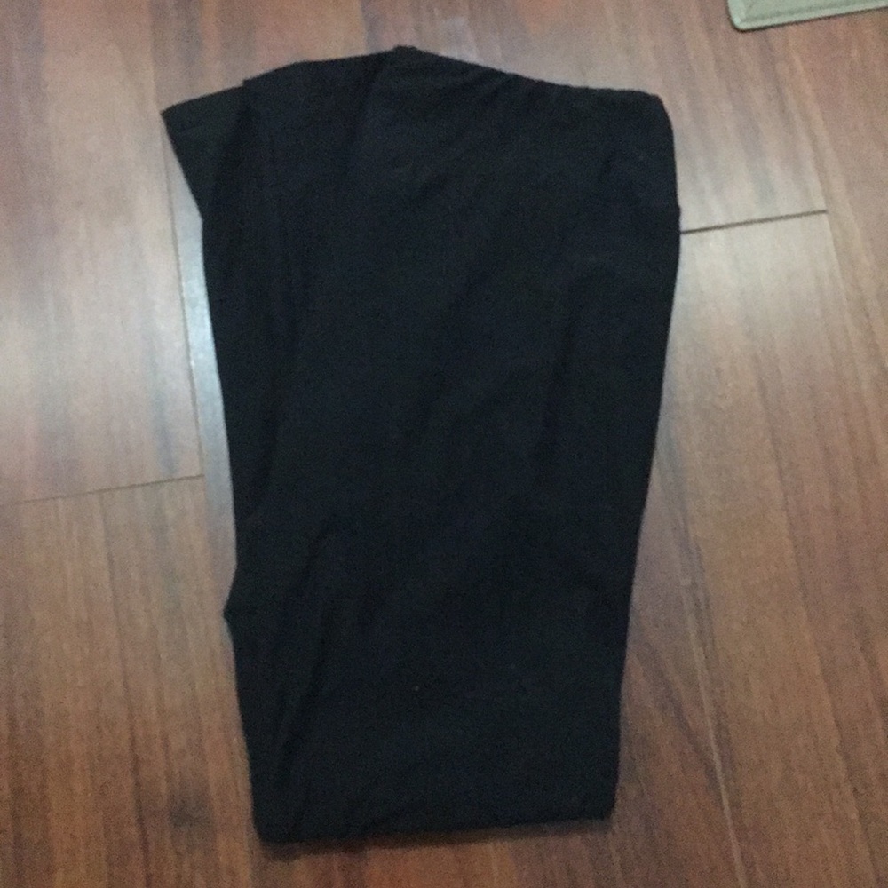 Lularoe TC Black Leggings EUC