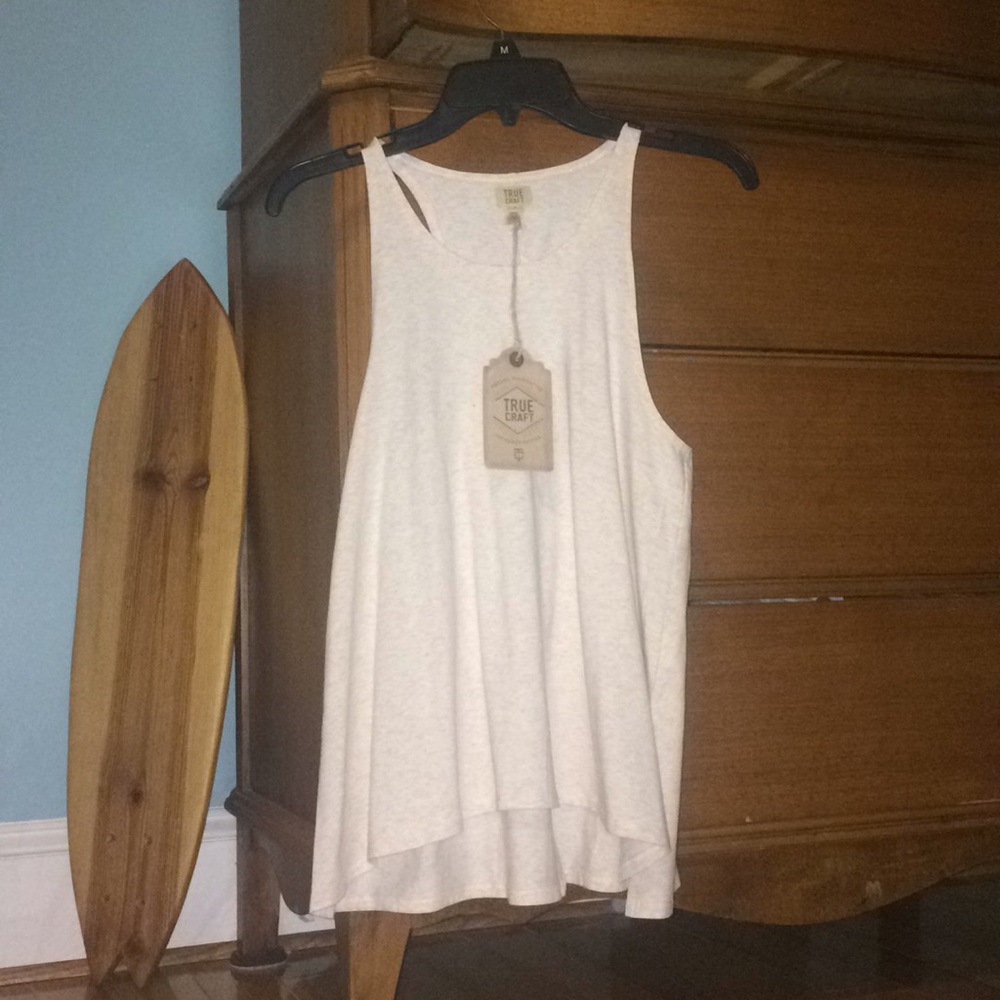 Oatmeal color women’s tank top