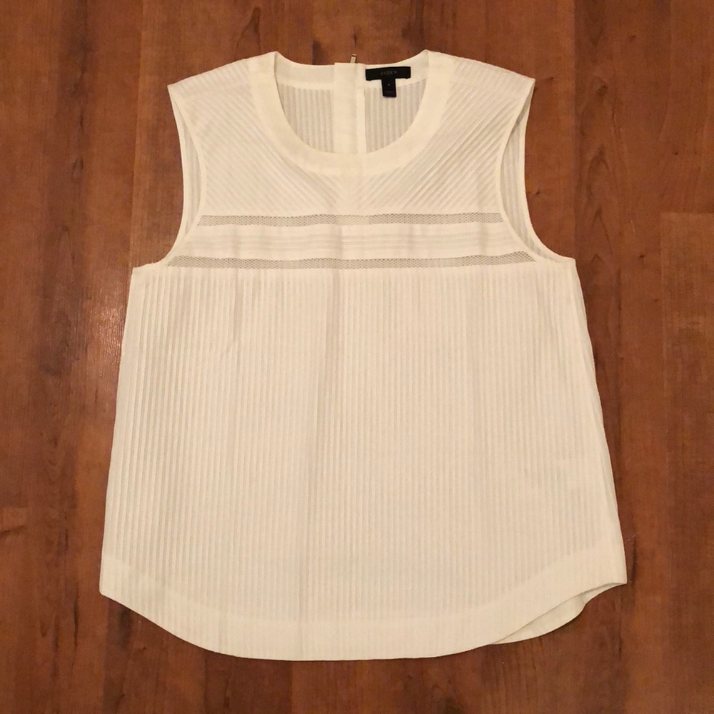 J. Crew sleeveless blouse/top