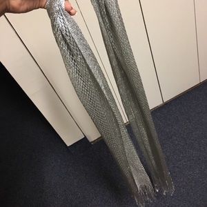 Silver Mesh Scarf