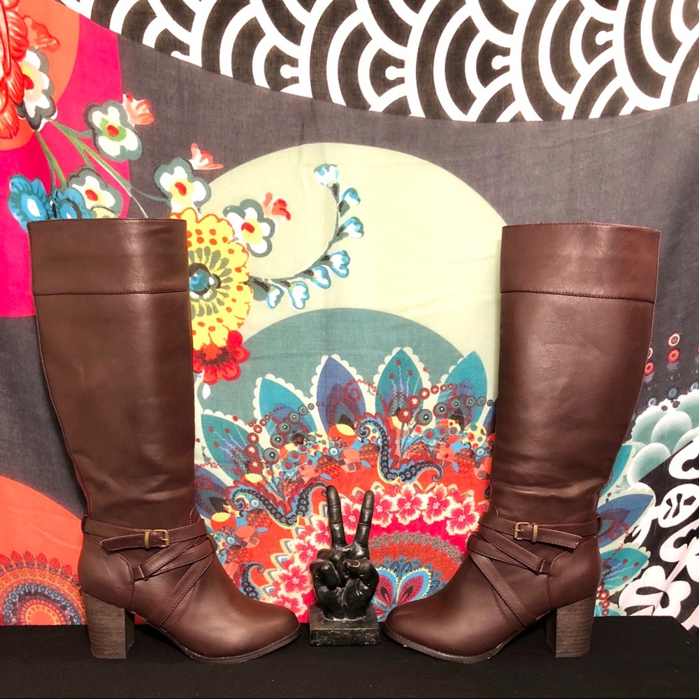 Burgundy Boots Made for Strutting Girl!