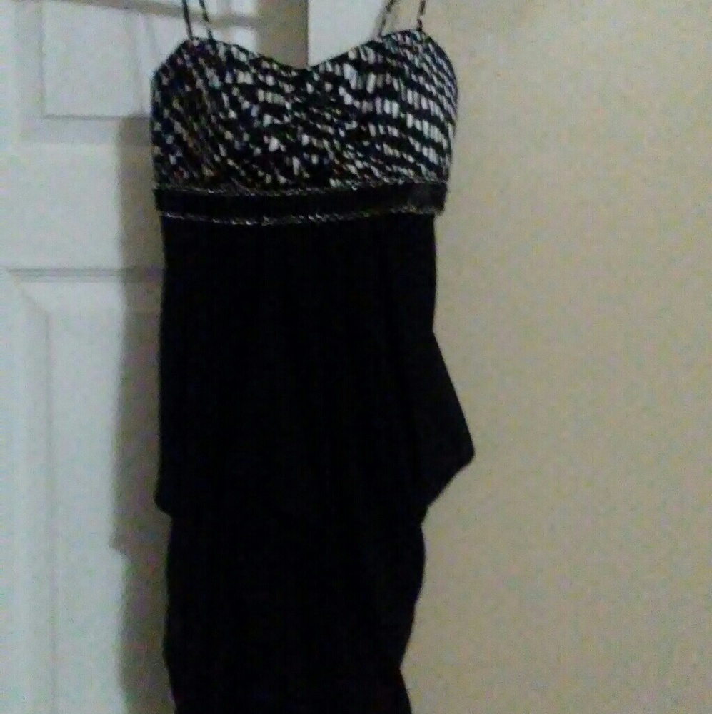 Heart neckline cocktail dress