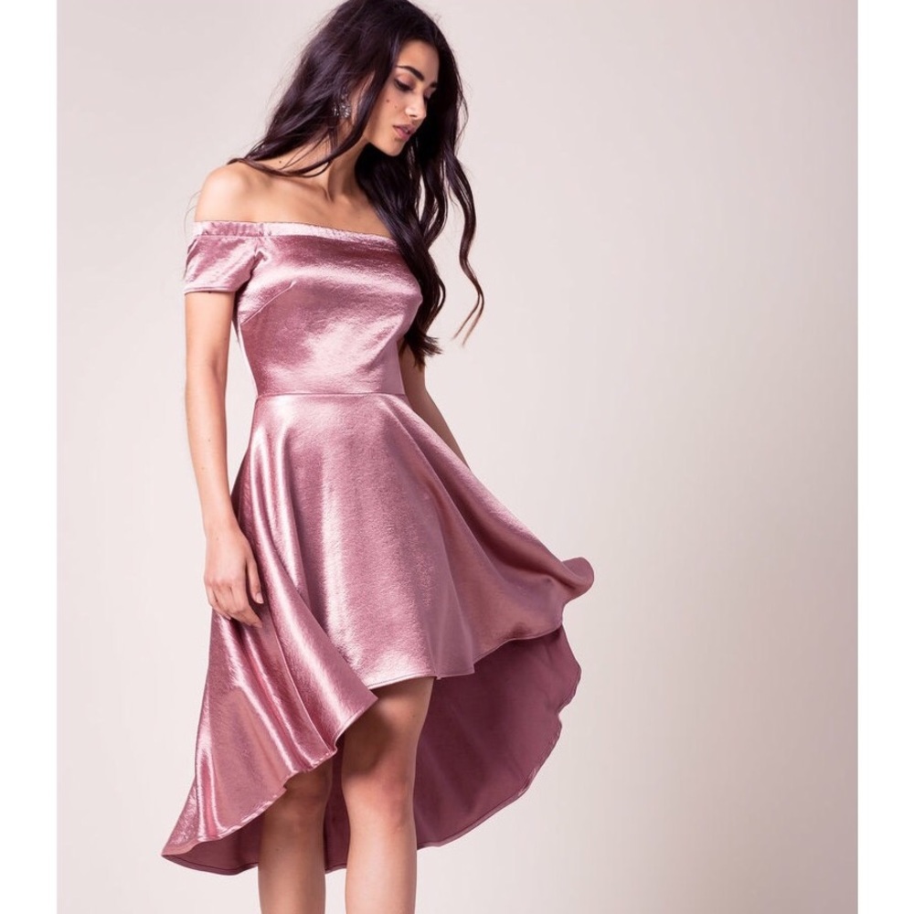 🆕 Satin Hi Lo Dress