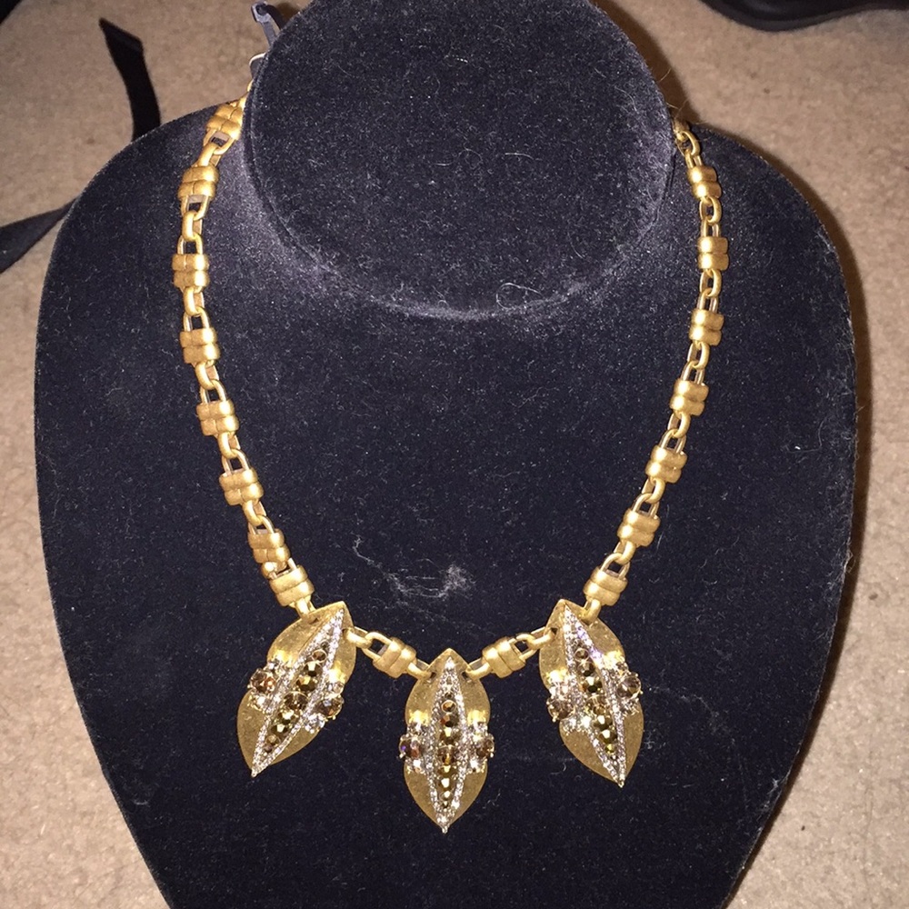 J.Crew Gold Statement Necklace