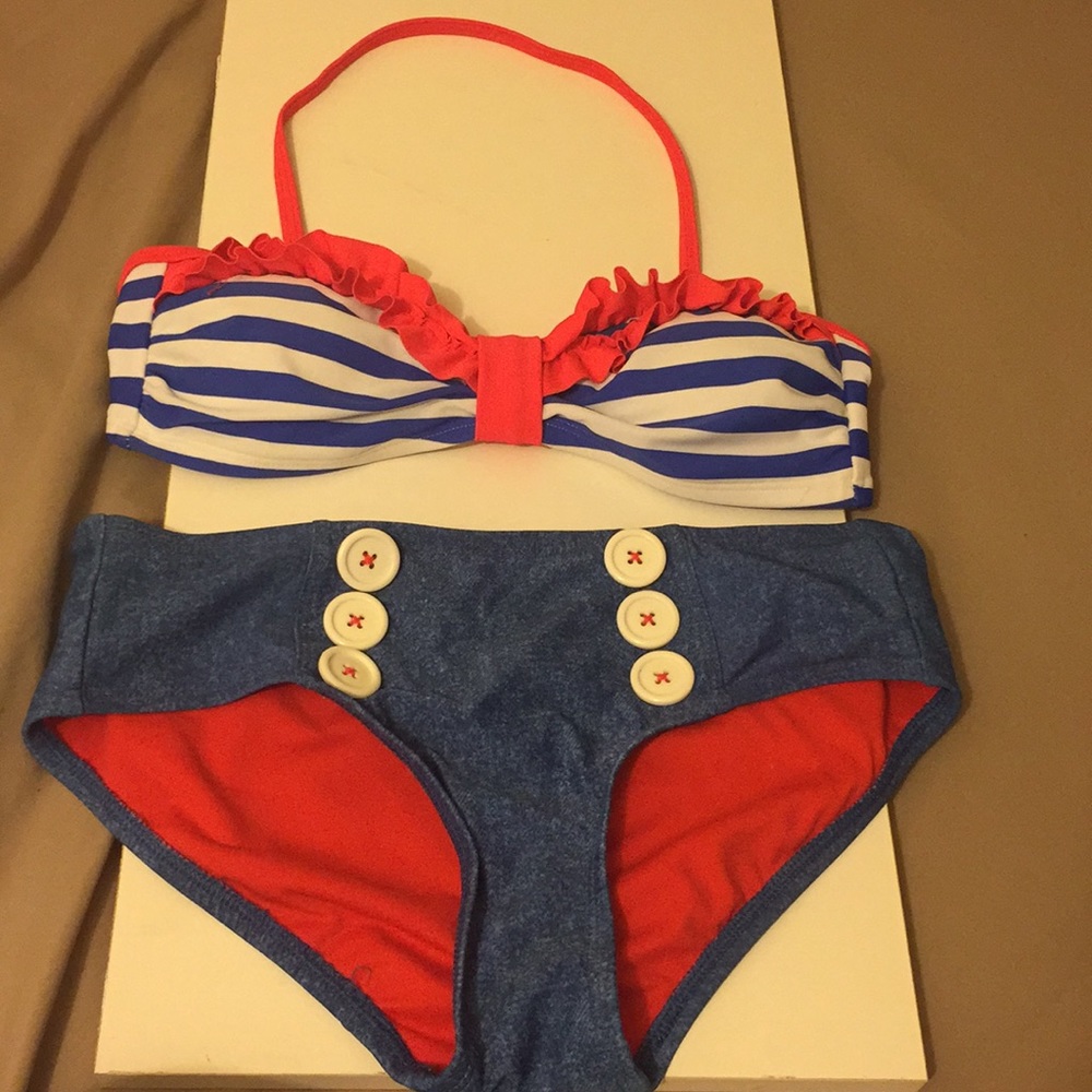 Red White &Blue Bathing Suit