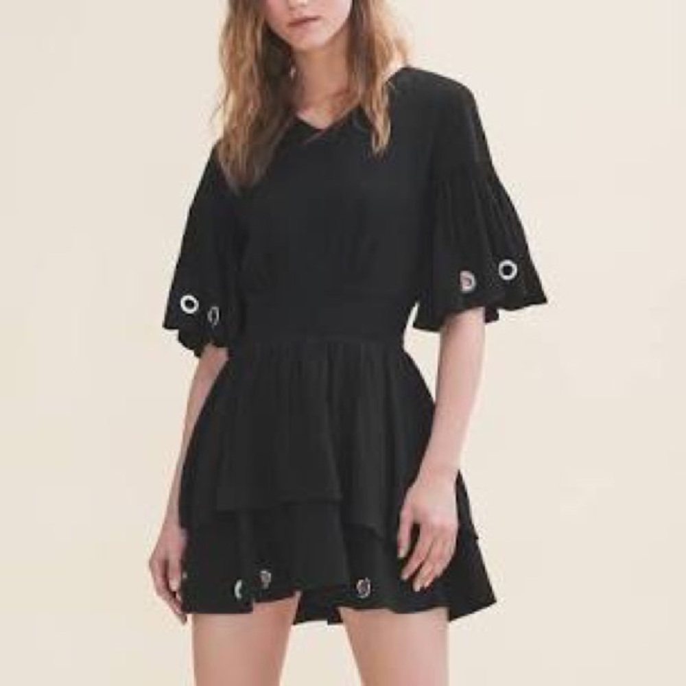 Price dropped!!!!!!Maje black mini dress