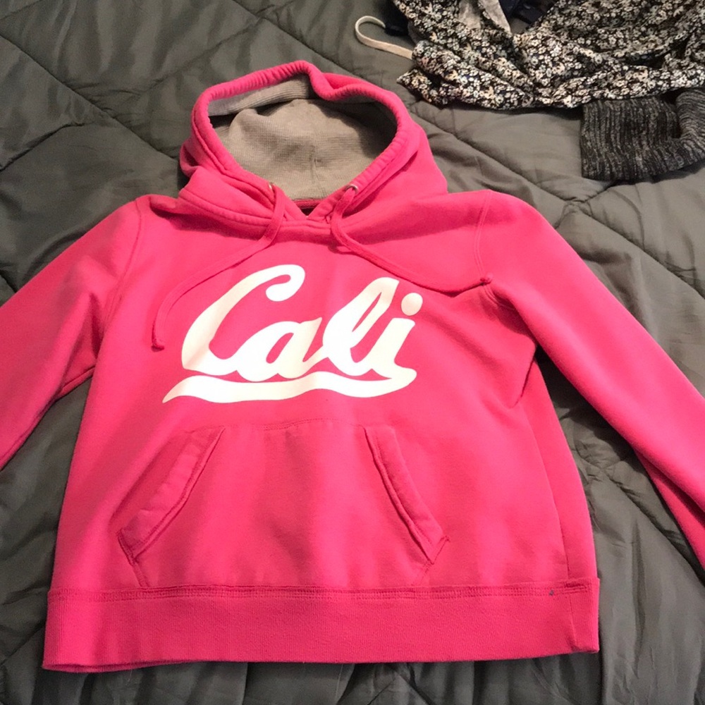 Pink hoodie