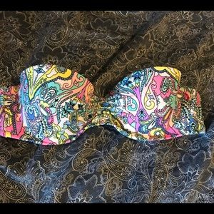 Victoria secret strapless bathing suit top