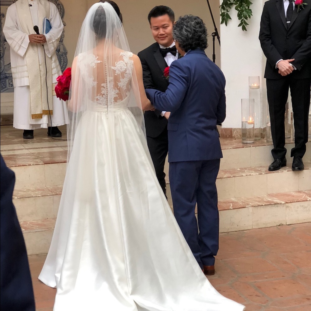 St Patrick Pronovias wedding gown
