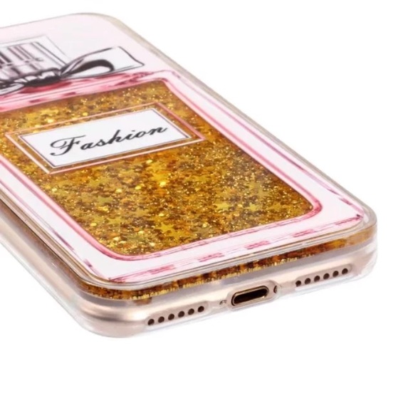Perfume bottle glitter iPhone 7 case - Picture 3 of 4