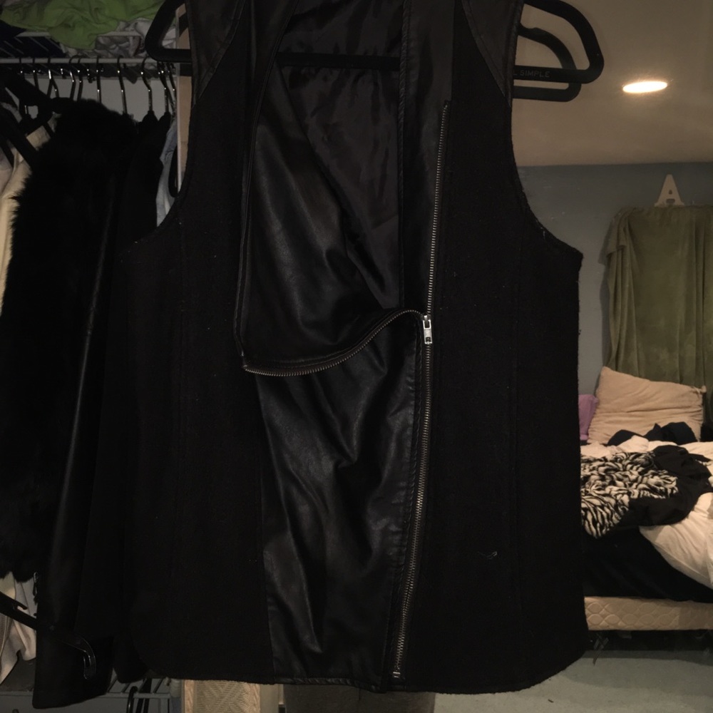 Leather vest