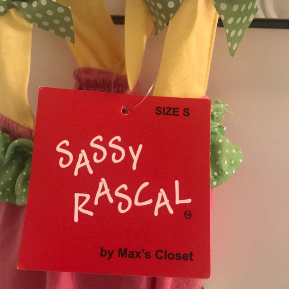 Pink bodysuit for dog by Max's Closet - Picture 3 of 5