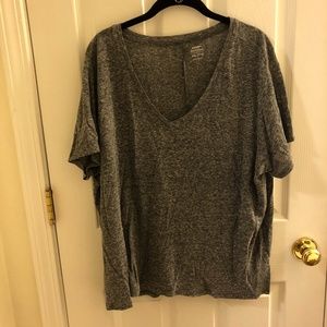 Size XXL gray boyfriend style top