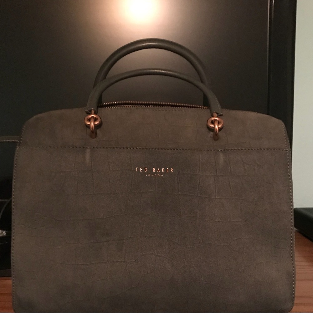 Ted Baker Albany Briefcase Cow Leather dressed