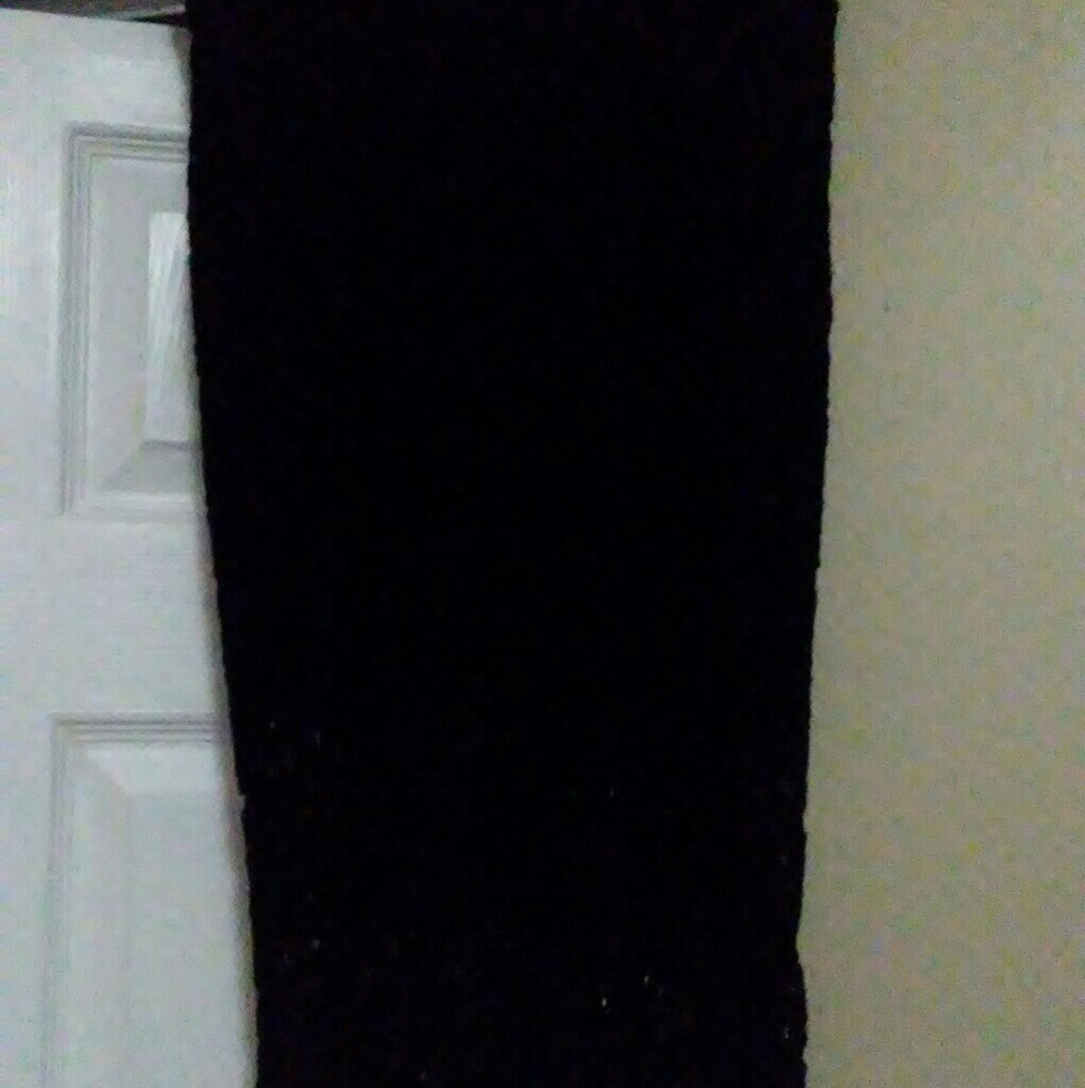Black pencil skirt