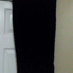 Black pencil skirt