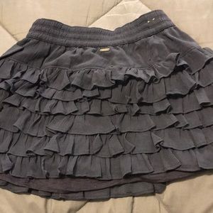 Mini ruffle skirt