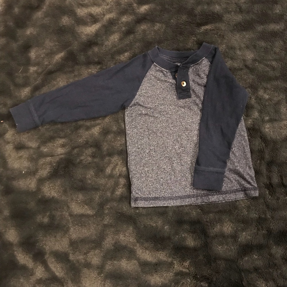 Heathered blue t-shirt