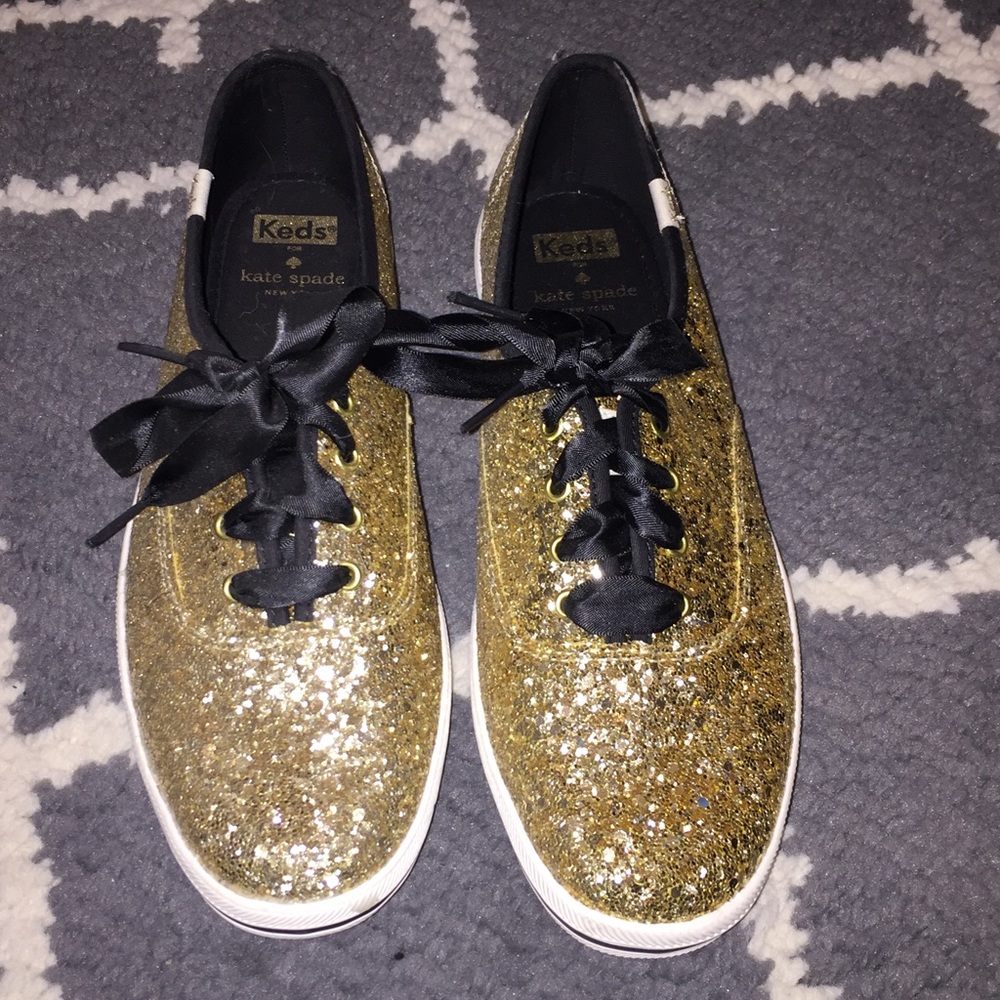 Gold Keds x Kate Spade NEVER WORN
