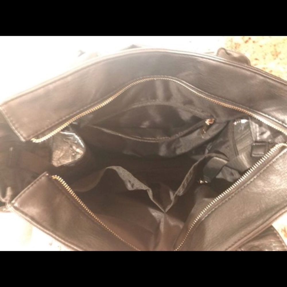 Honest company leather diaper bag