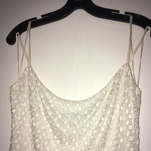 Boutique white lace dress