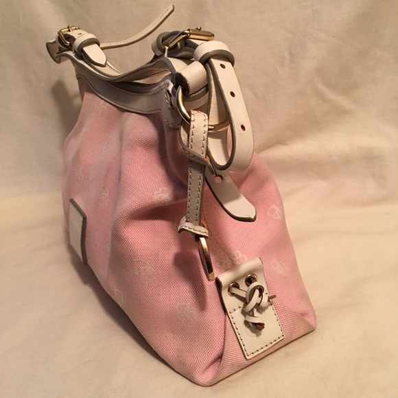 Dooney & Bourke Signature Pink Satchel - Picture 2 of 8