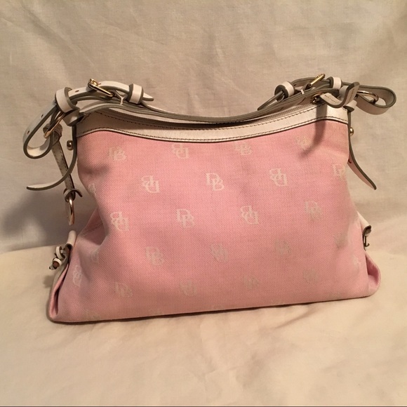 Dooney & Bourke Signature Pink Satchel - Picture 3 of 8