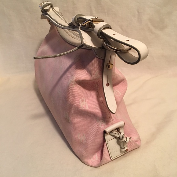 Dooney & Bourke Signature Pink Satchel - Picture 4 of 8