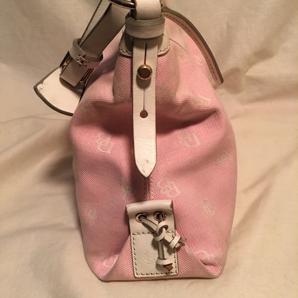 Dooney & Bourke Signature Pink Satchel - Picture 6 of 8
