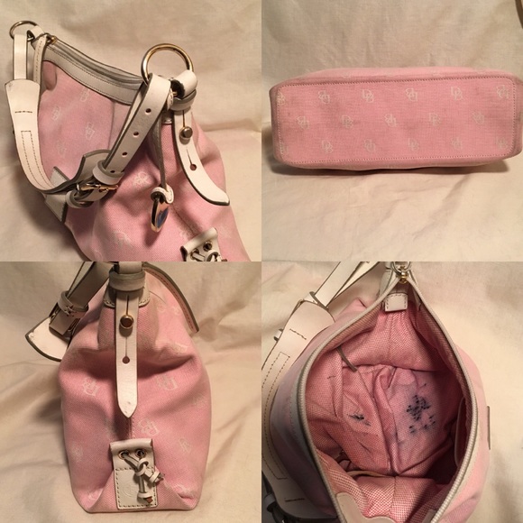 Dooney & Bourke Signature Pink Satchel - Picture 8 of 8