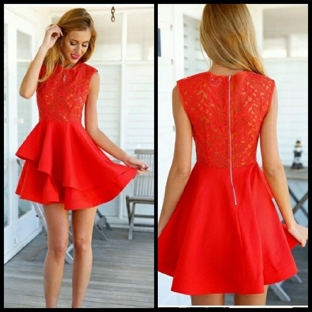Red Cocktail Dress