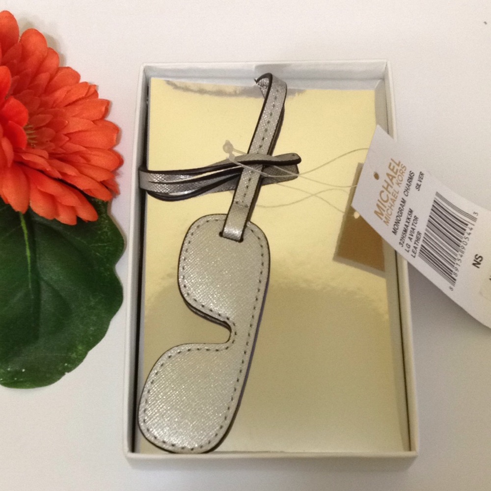 Michael Kors Silver Monogram Charms