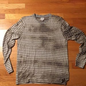 Armani striped long sleeve