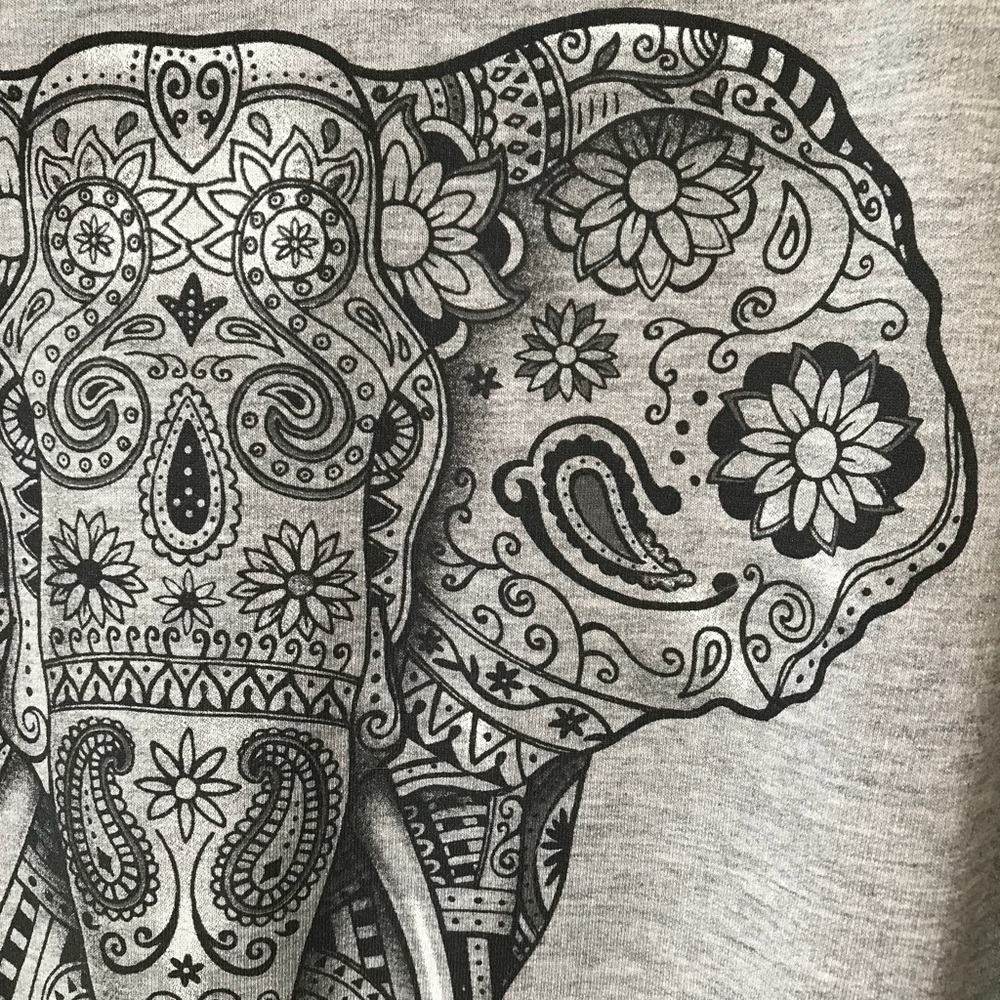 NWOT Elephant Long Sleeve Shirt - Picture 3 of 4