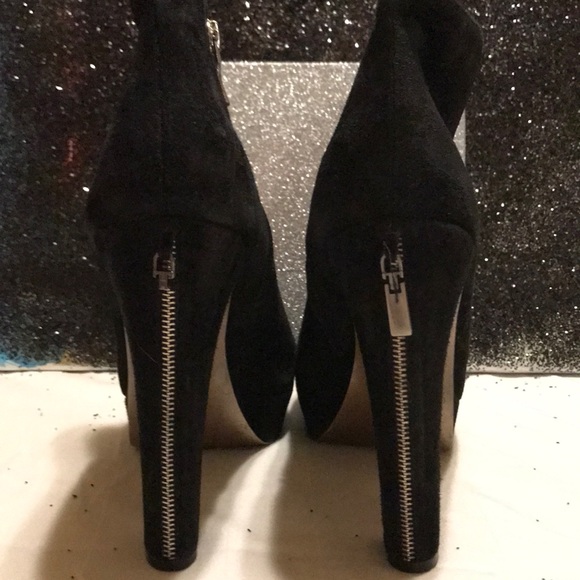 BCBG Black suede 6” platform boots - Picture 2 of 5