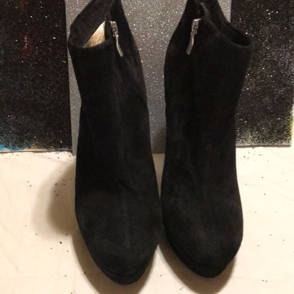 BCBG Black suede 6” platform boots - Picture 3 of 5