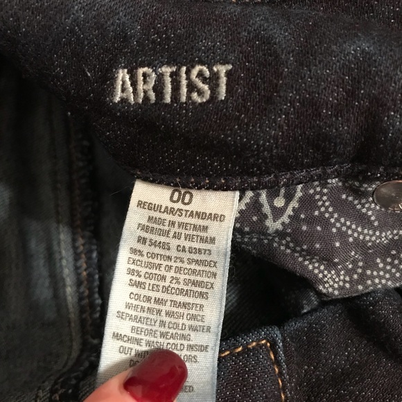 BNWOT AE Artist Crop Jeans - Picture 3 of 3