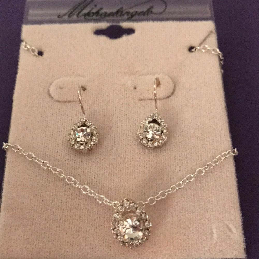 Michaelangelo prom/wedding necklace/earring set