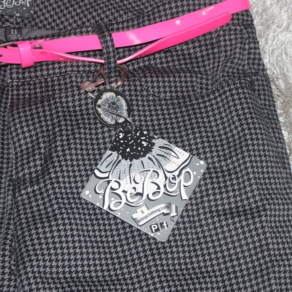Houndstooth skinny jeans (jeggings)