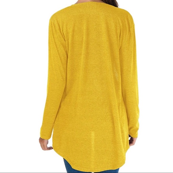 ‘Elora’ Yellow Cardigan With Pockets - Picture 6 of 7
