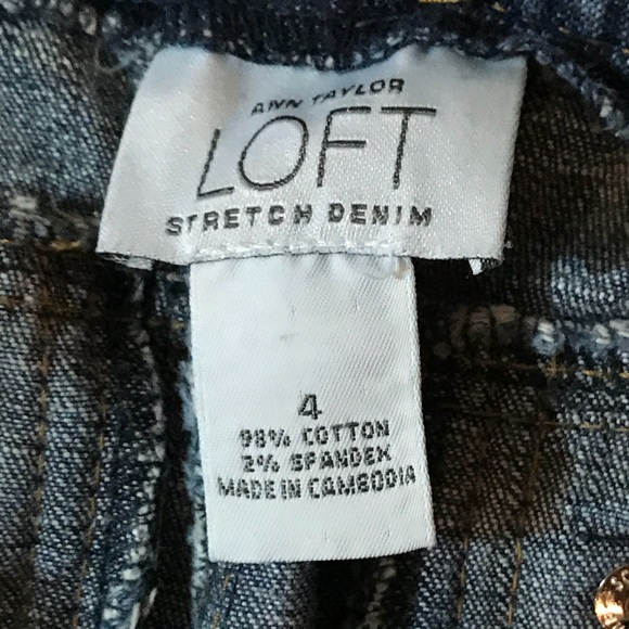 Ann Taylor Loft Stretch Denim Jeans Size 4! - Picture 3 of 4