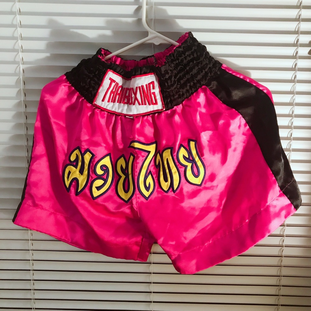 Women's Pink Thai Boxing Shorts (New WO tags)